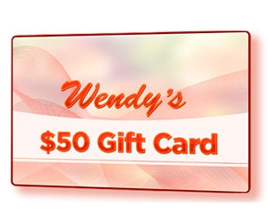 Free $50 Wendy's Gift Card