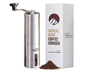 Free Manual Burr Coffee Grinder