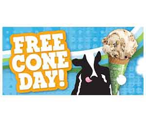 Free Ben & Jerry's Cone Day (APRIL 3)