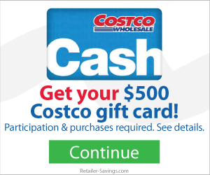Free $500 Costco Gift Card