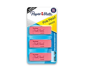 Paper Mate 3pk Pencil Erasers Pink Pearl at Target Only $1.49 (reg $1.69)