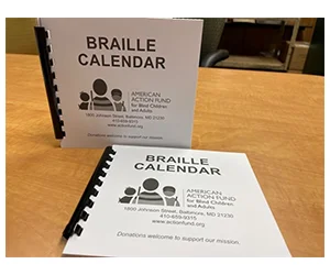 Free Braille Calendars 2024