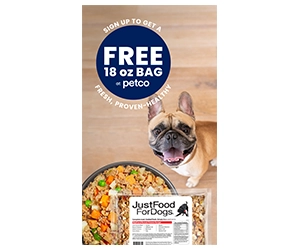 Free Just Food For Doogs Dog Food Bag After Rebate