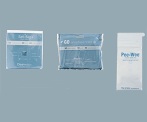 Free Cleanwaste Pee-Wee Unisex Urine Bag, GO Anywhere Toilet Kit And Sani-Bag+ Trial Kit