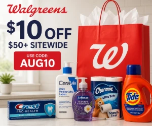 $10 Off $50+ at Walgreens With a Promo Code - Easy Savings Across a Bigger Order