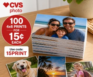 100 4x6 Prints for 15¢ Each at CVS Photo - Print a Big Batch for Just $15