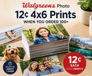 12¢ 4x6 Prints at Walgreens Photo When You Order 100+