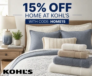 15% Off Home at Kohl’s With Code HOME15