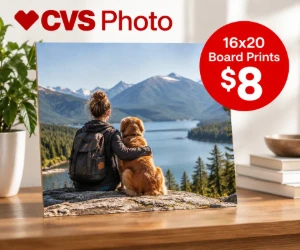 16x20 Board Prints at CVS Photo for $8 - Big Display, Small Price
