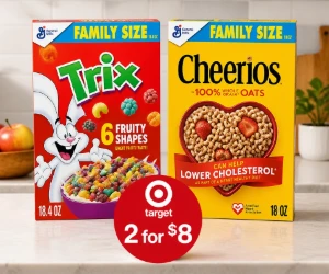 2 Cold Cereals for $8 at Target - Family-Size Breakfast Stock-Up