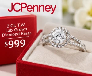 2 Ct. T.W. Lab-Grown Diamond Rings for $999 at JCPenney
