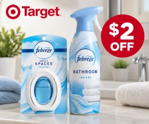$2 Off Febreze Small Spaces & Bathroom Products at Target
