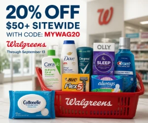 20% Off $50+ Sitewide at Walgreens With Code MYWAG20