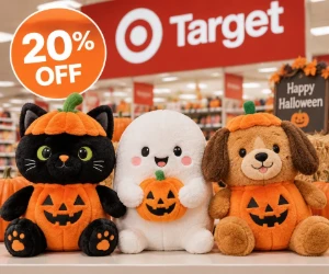 20% Off Adorable Halloween Plush Toys at Target