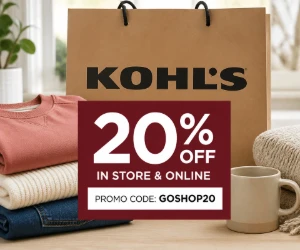 20% Off at Kohl’s With a Promo Code - Extra Savings In Store & Online