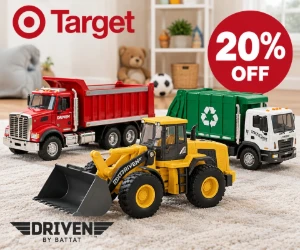 20% Off Driven by Battat Toy Trucks & Vehicles at Target