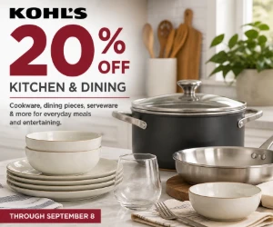 20% Off Kitchen & Dining at Kohl’s - Everyday Home Essentials for Less