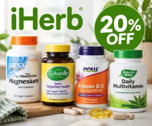 20% Off Probiotics, Magnesium & Daily Vitamins at iHerb With Code