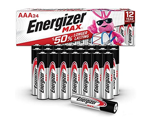 24-Pack Energizer MAX AAA Batteries at Woot for $9.99 - Save $10