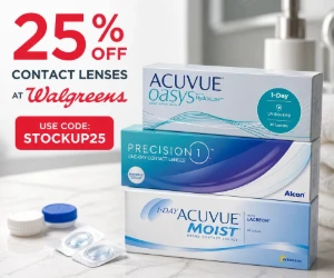 25% Off Contact Lenses at Walgreens With a Promo Code