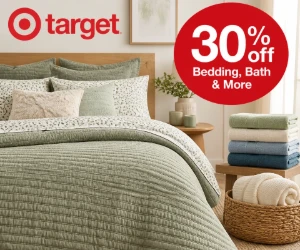 30% Off Bedding, Bath & More at Target - Easy Home Refresh for Less