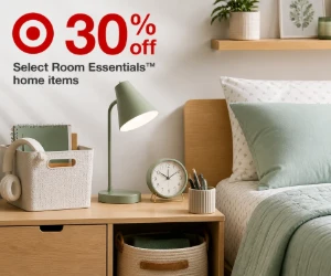 30% Off Select Room Essentials Home Items at Target