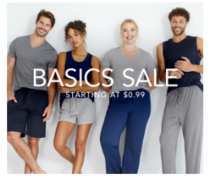 32 Degrees Basics Sale From $0.99