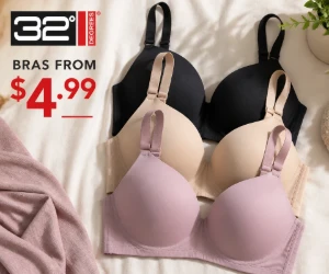 32 Degrees Bras From $4.99 - An Easy Time to Replace the Ones You Actually Wear