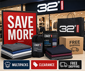 32 Degrees Multipacks, Clearance & Free Shipping: Simple Ways to Save