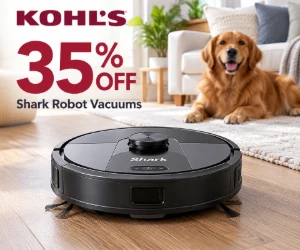 35% Off Shark Robot Vacuums at Kohl's
