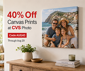 40% Off Canvas Prints at CVS Photo