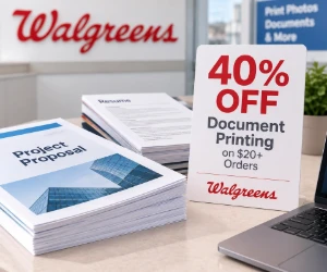 40% Off Document Printing on $20+ Orders at Walgreens