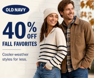 40% Off Fall Favorites at Old Navy - Cooler-Weather Styles for Less