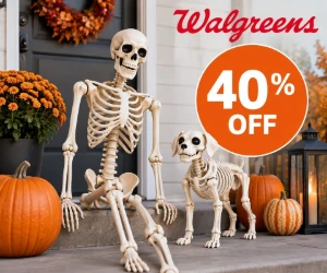 40% Off Halloween Skeleton Decorations at Walgreens