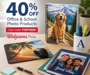 40% Off Office & School Photo Products at Walgreens Photo