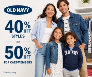 40% Off Old Navy Styles or 50% Off for Cardmembers - A Bigger Wardrobe Refresh for Less