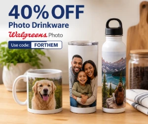 40% Off Photo Drinkware at Walgreens Photo