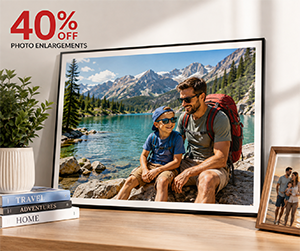 40% Off Photo Enlargements at CVS Photo