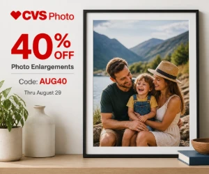 40% Off Photo Enlargements at CVS Photo - Go Bigger With the Photos Worth Keeping