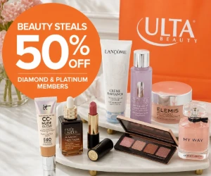50% Off 35+ Beauty Steals at Ulta Beauty Today for Diamond & Platinum Members