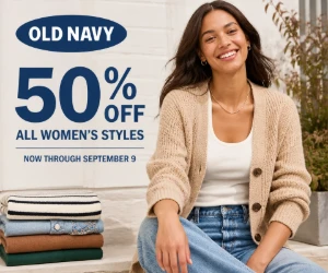 50% Off All Women’s Styles at Old Navy - Half-Price Wardrobe Refresh