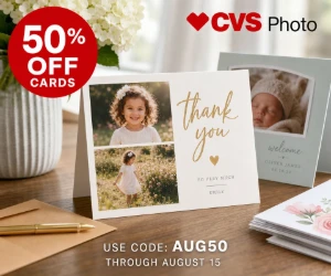 50% Off Cards at CVS Photo