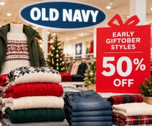 50% Off Early Giftober Styles at Old Navy