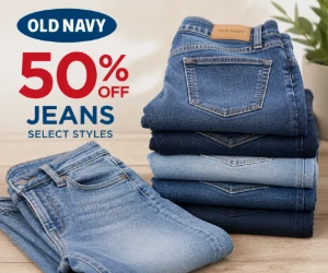 50% Off Jeans at Old Navy - Denim Refresh for Half Price
