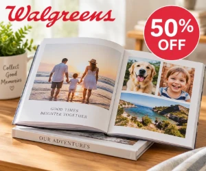 50% Off Personalized Photo Books at Walgreens