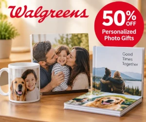 50% Off Personalized Photo Gifts at Walgreens