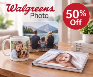 50% Off Personalized Photo Gifts at Walgreens Photo