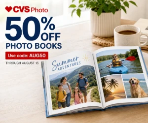 50% Off Photo Books at CVS Photo
