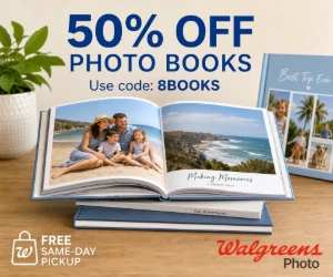 50% Off Photo Books at Walgreens Photo