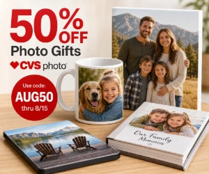 50% Off Photo Gifts at CVS Photo